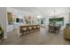 Bright, open kitchen with a long island, breakfast bar, and a dining area at 2817 Billy Casper Dr, Las Vegas, NV 89134
