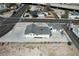 Aerial view of a residential property with a spacious concrete driveway at 330 N 9Th St, Las Vegas, NV 89101