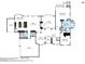 Detailed first-floor plan featuring a kitchen, Gathering room, living room, bedrooms, and three-car garage at 3465 Pama Ln, Las Vegas, NV 89120