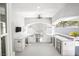 State-of-the-art outdoor kitchen with stainless steel appliances and a built-in grill perfect for entertaining at 3465 Pama Ln, Las Vegas, NV 89120