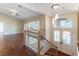 Spacious foyer with hardwood floors, staircase, and lots of natural light at 380 Claremont St, Boulder City, NV 89005