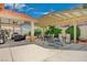Outdoor patio featuring ample seating and dining areas, ideal for entertaining at 380 Claremont St, Boulder City, NV 89005