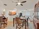 Bright dining area seamlessly flows into other living spaces, perfect for entertaining at 4615 Puglia Ln # 201, North Las Vegas, NV 89084