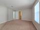 Bedroom features neutral walls and carpeting, and sliding door closet at 5161 Lindell Rd # 104, Las Vegas, NV 89118