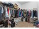 Spacious walk-in closet featuring plenty of shelving and rack space for optimal storage and organization at 7232 Frontier Hills Ave, Las Vegas, NV 89113