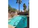 Backyard pool with clear, blue water, perfect for outdoor relaxation at 7416 Tuckaway Harbor St, Las Vegas, NV 89139