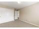 Comfortable bedroom featuring carpet, closet, and neutral paint at 806 Neath Ave, Las Vegas, NV 89178