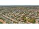 Comprehensive aerial view showcasing a well-designed community with easy access to local amenities at 8100 Artistic Heights Ct, Las Vegas, NV 89143