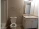 Bathroom with a vanity, mirror, and toilet at 9000 Las Vegas Blvd # 2220, Las Vegas, NV 89123