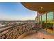 Beautifully decorated balcony with open access to views of the city at 9101 Alta Dr # 1205, Las Vegas, NV 89145