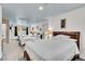 Large bedroom featuring multiple beds, a sky light, and a doorway to a bathroom at , Las Vegas, NV 89121