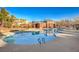 Well-maintained community pool offering residents a place to relax and enjoy the outdoors at 10466 Smokewood Rd, Las Vegas, NV 89135