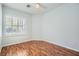 Bedroom featuring a ceiling fan and plantation shutters to control light at 11125 Twilight Times Ct, Las Vegas, NV 89135
