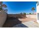 This spacious backyard is walled and offers lots of potential for your outdoor entertainment needs at 1989 Bookbinder Dr, Las Vegas, NV 89108