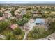 Community aerial view showcasing park with tennis and basketball courts, play areas, and greenery at 2008 Hobbyhorse Ave, Henderson, NV 89012