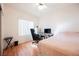 Bedroom with wood floors, a desk, and a closet at 2147 Indigo Creek Ave, Henderson, NV 89012