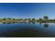 Scenic community pond with a fountain and views of the golf course at 2147 Indigo Creek Ave, Henderson, NV 89012