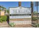 Prominent community sign at The Willows of Henderson, featuring restaurant, bar, gaming, and banquet amenities at 2147 Indigo Creek Ave, Henderson, NV 89012