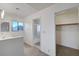 Bright bathroom with a shower and a mirror with great lighting at 3152 Centavo Dr, Las Vegas, NV 89117