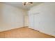 Bedroom features hardwood flooring and closet at 33 Chateau Whistler Ct, Las Vegas, NV 89148
