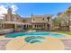 Outdoor swimming pool with a hot tub and a covered patio at 3680 Belvedere Park Ln, Las Vegas, NV 89141