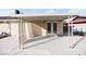 A covered patio with double doors leading inside at 3905 E Cherokee Ave, Las Vegas, NV 89121