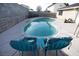 Backyard pool with lounge chairs. Ready to enjoy the summer! at 3905 E Cherokee Ave, Las Vegas, NV 89121