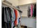 Walk-in closet with clothing racks, ample storage space, and organized shelves at 4459 S Glory Vine Ln, Pahrump, NV 89061