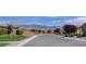 Quiet residential street with mountain views, showcasing landscaped yards and well-maintained homes at 4459 S Glory Vine Ln, Pahrump, NV 89061