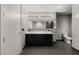 Modern bathroom featuring a double vanity, sleek fixtures, and a neutral color palette for a clean, contemporary look at 4525 Dean Martin Dr # 511, Las Vegas, NV 89103