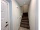 Carpeted staircase leading to the upper level of the home at 4924 Chidlaw Ave # 3, Las Vegas, NV 89115