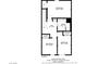 Second floor layout featuring two bedrooms, a full bathroom, and closet/hallway space at 5706 W Lake Mead Blvd, Las Vegas, NV 89108