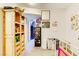 Upstairs hallway, with decorations, and storage space at 5706 W Lake Mead Blvd, Las Vegas, NV 89108
