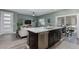 Beautiful open kitchen featuring a large island, stainless appliances, and stylish design at 600 N Carriage Hill Dr # 1081, Las Vegas, NV 89138