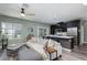 Open concept living space connects to a modern kitchen with stainless steel appliances at 600 N Carriage Hill Dr # 1081, Las Vegas, NV 89138