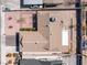 Birds eye view showcasing the property's layout and landscaping with a well-maintained roof at 6117 Borden Cir, Las Vegas, NV 89107