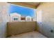 Private balcony with door; an outdoor space for relaxation and enjoying the view at 6329 Sandy Ridge St # 1, North Las Vegas, NV 89081