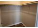 Empty walk-in closet with shelf and clothing rod at 7200 Pirates Cove Rd # 1014, Las Vegas, NV 89145