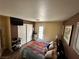 Bright bedroom with new hardwood floors, closet and backyard access at , Las Vegas, NV 89106