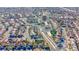 Expansive aerial view of neighborhood highlighting the property's convenient access to nearby parks and amenities at 101 Morning Dr, Henderson, NV 89012