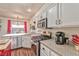 Bright kitchen featuring modern stainless steel appliances and sleek countertops at 101 Morning Dr, Henderson, NV 89012