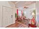 Cozy living room area features hardwood floors and comfortable seating at 101 Morning Dr, Henderson, NV 89012