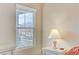 Bedroom view showcasing a large window with scenic mountain views at 1053 Hickory Park St, Las Vegas, NV 89138