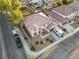 Aerial view showcasing the property's landscaped exterior and neighborhood setting at 1495 Le Luberon Ct, Las Vegas, NV 89123