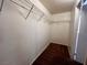 Walk-in closet features wood flooring and wire shelving at 2105 William Holden Ct, Las Vegas, NV 89142
