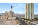 Urban cityscape view showcasing prominent buildings and infrastructure, highlighting the property's convenient location at 2777 Paradise Rd # 1208, Las Vegas, NV 89109