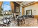 Elegant lobby featuring a cozy fireplace, stylish bar area, and comfortable seating at 2777 Paradise Rd # 1208, Las Vegas, NV 89109