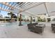 Relaxing pool area featuring comfortable seating and a stylish pergola, great for lounging at 2777 Paradise Rd # 1208, Las Vegas, NV 89109