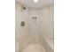 Shower stall featuring a built in bench, niche, and shower head at 2777 Paradise Rd # 1208, Las Vegas, NV 89109