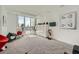 Well lit exercise room with floor to ceiling windows featuring city views at 2857 Paradise Rd # 2704, Las Vegas, NV 89109